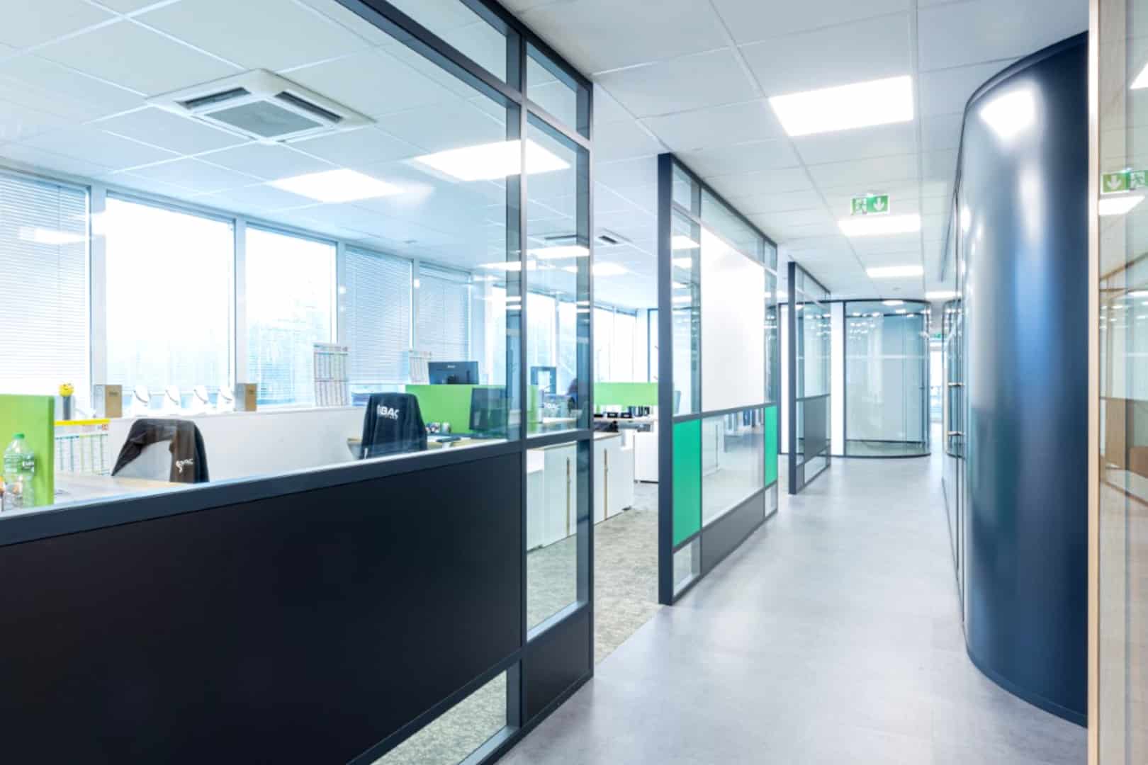 Locaux de bureaux aménagés par Evidence pour Sobac
