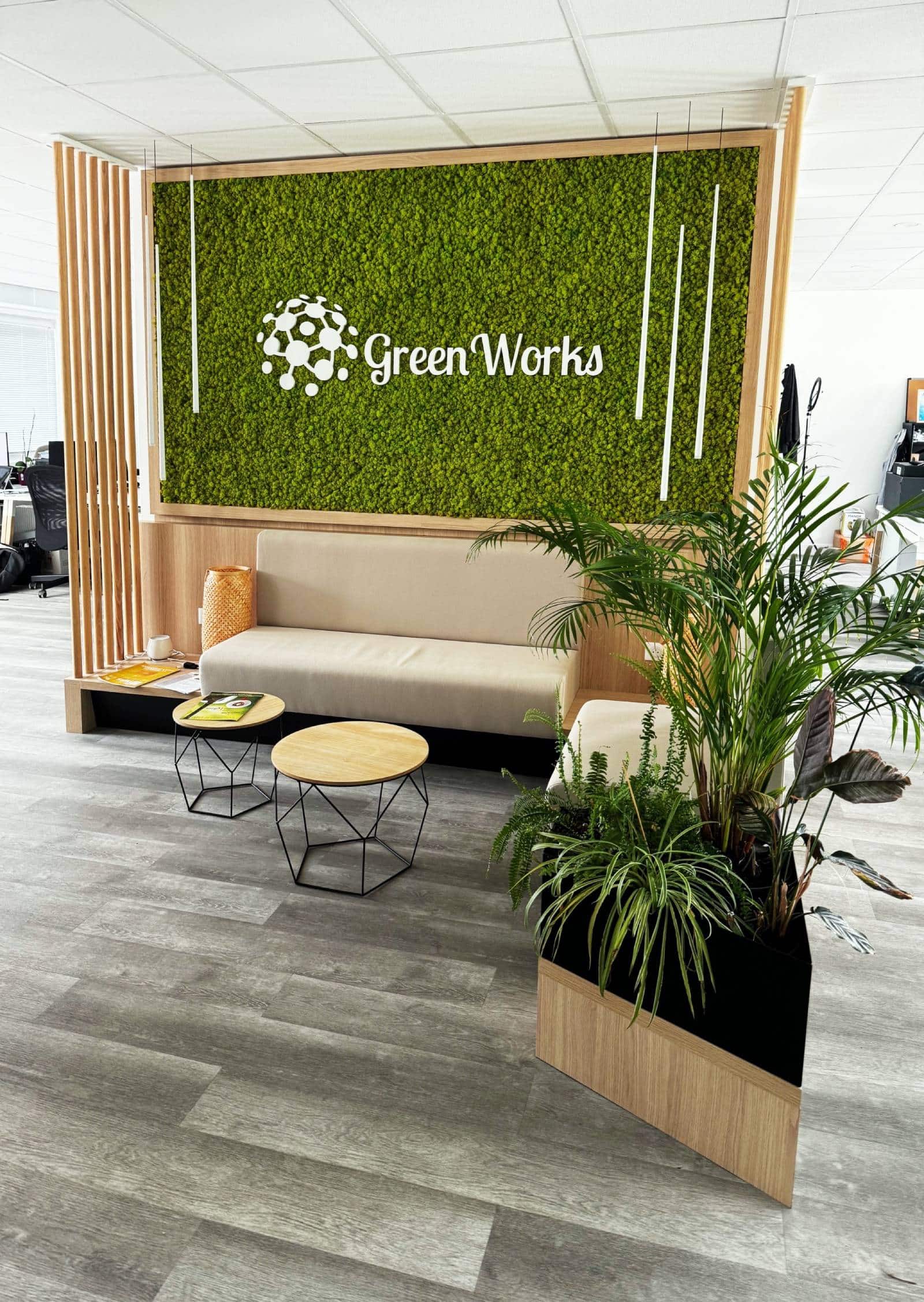 Agencement menuisé et décoration par Evidence pour GreenWorks